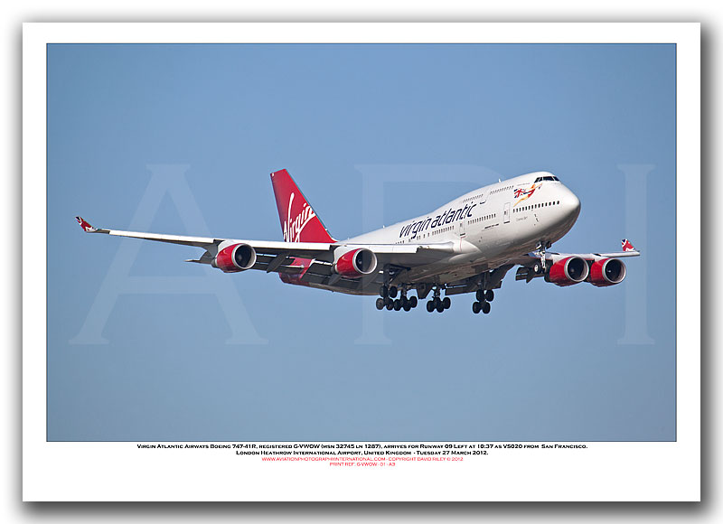 G-VWOW - Virgin Atlantic Airways Boeing 747-41R  (Msn 32745 ln 1287) - 01