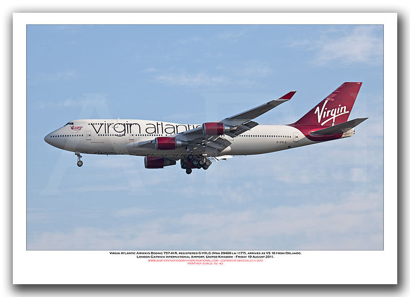 G-VXLG - Virgin Atlantic Airways Boeing 747-41R  (Msn 29406 ln 1177) - 02