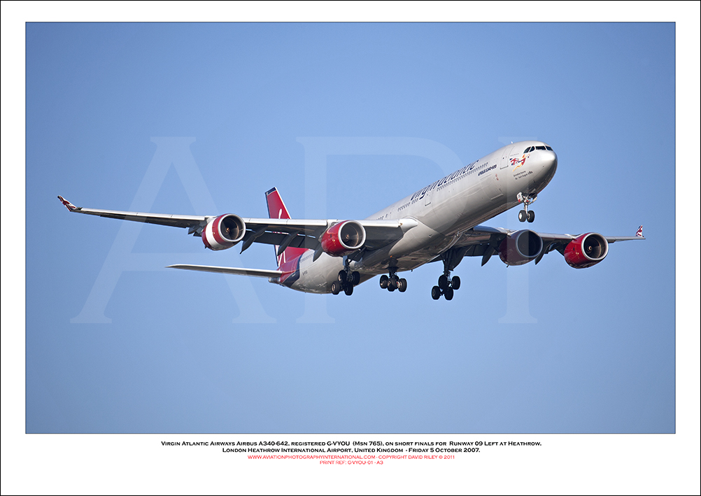 G-VYOU - Virgin Atlantic Airways Airbus A340-642, (Msn 765) - 01