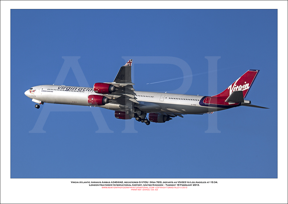 G-VYOU - Virgin Atlantic Airways Airbus A340-642, (Msn 765) - 03