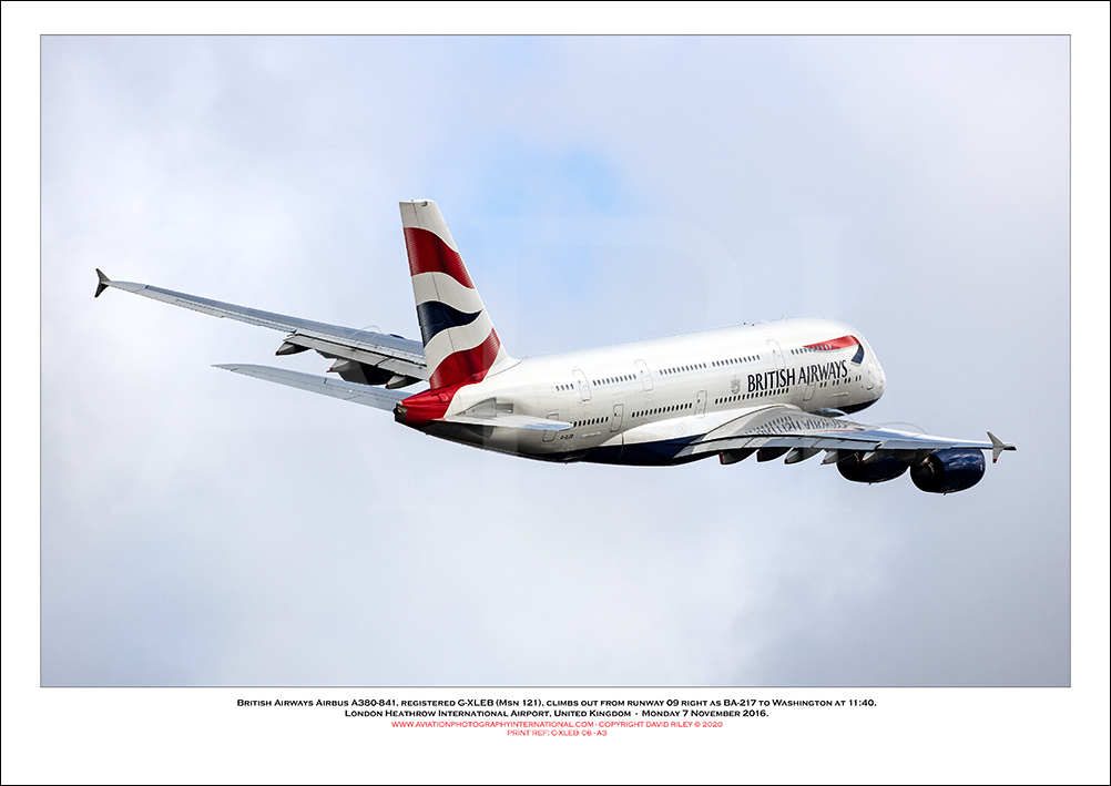 G-XLEB - British Airways Airbus A380-841 (Msn 121) - 06