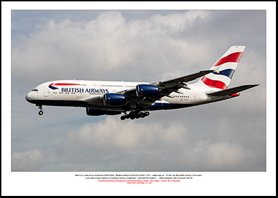 G-XLEG - British Airways Airbus A380-841 (Msn 161) - 01
