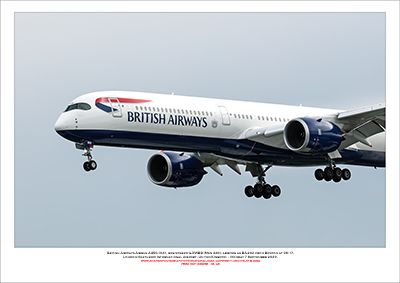 G-XWBB - British Airways Airbus A350- 1041 (Msn 340 ) - 02