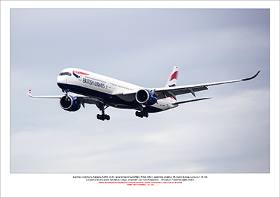 G-XWBC - British Airways Airbus A350- 1041 (Msn 362 ) - 01