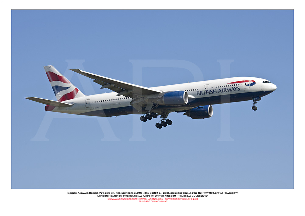 G-YMMC - British Airways Boeing 777-236 ER (Msn 30304 ln 268) - 01