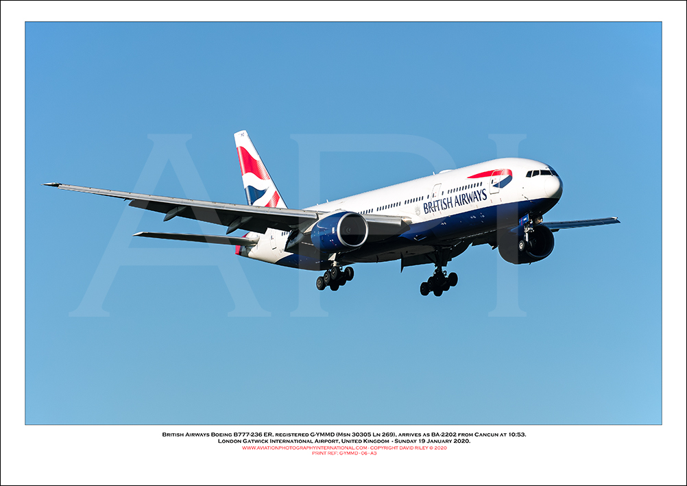 G-YMMD - British Airways Boeing 777-236 ER (Msn 30305 ln 269) - 06