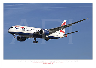 G-ZBJA - British Airways Boeing 787-8 Dreamliner (Msn 38609 Ln 108) - 01