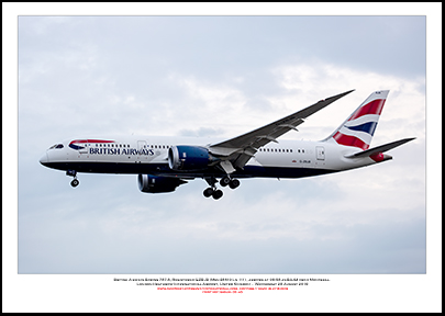 G-ZBJB - British Airways Boeing 787-8 Dreamliner (Msn 38610 Ln 111) - 03