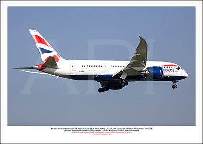 G-ZBJE - British Airways Boeing 787-8 Dreamliner (Msn  38612 Ln 173) - 01