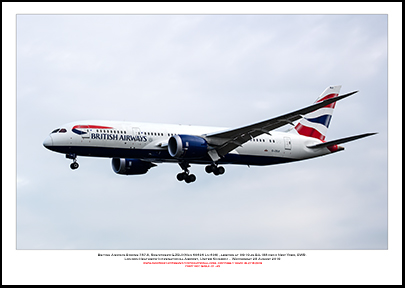 G-ZBJI - British Airways Boeing 787-8 Dreamliner (Msn 60626 Ln 609) - 01