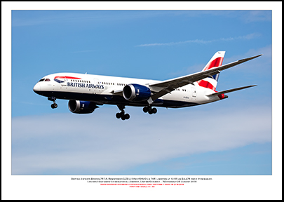 G-ZBJJ - British Airways Boeing 787-8 Dreamliner (Msn 60629 Ln 708) - 01