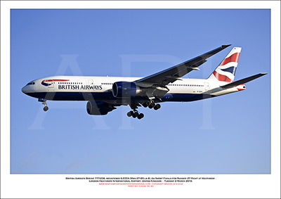 G-ZZZA - British Airways Boeing 777-236 (Msn 27105 ln 6) - 02