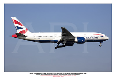 G-ZZZB - British Airways Boeing 777-236 (Msn 27106 ln 10) - 03