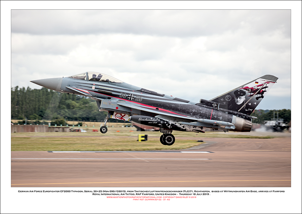 GERMAN-30+25 - German Air Force Eurofighter EF2000 Typhoon (Msn 090/GS0156) - 01