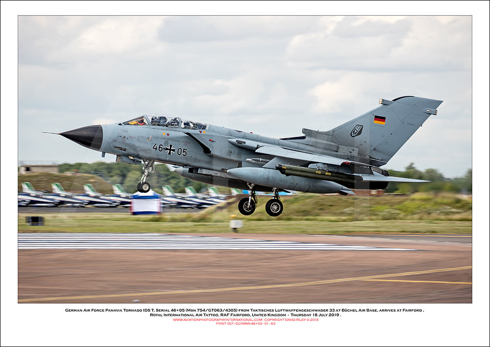GERMAN-46+05 - German Air Force Panavia Tornado IDS T (Msn 754/GT063/4305) - 01