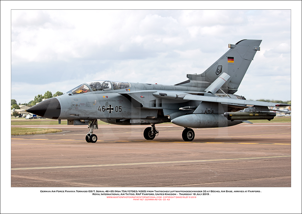 GERMAN-46+05 - German Air Force Panavia Tornado IDS T (Msn 754/GT063/4305) - 03