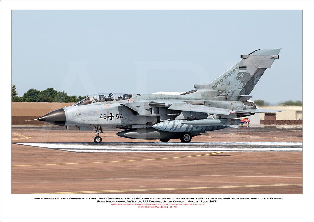 GERMAN-46+54 - German Air Force Panavia Tornado ECR (Msn 898/GS287/4354) - 01