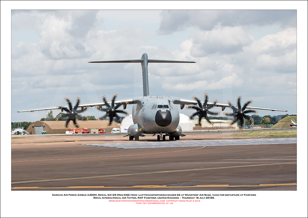 GERMAN-54+05 - German Air Force Airbus A400 (Msn 040) - 01