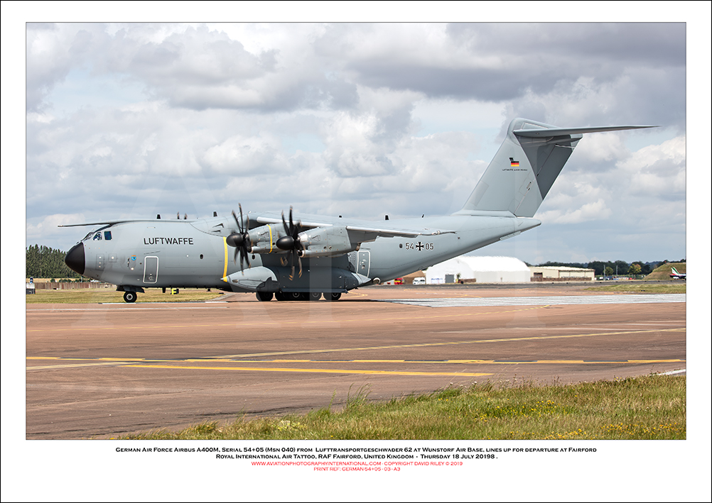 GERMAN-54+05 - German Air Force Airbus A400 (Msn 040) - 03