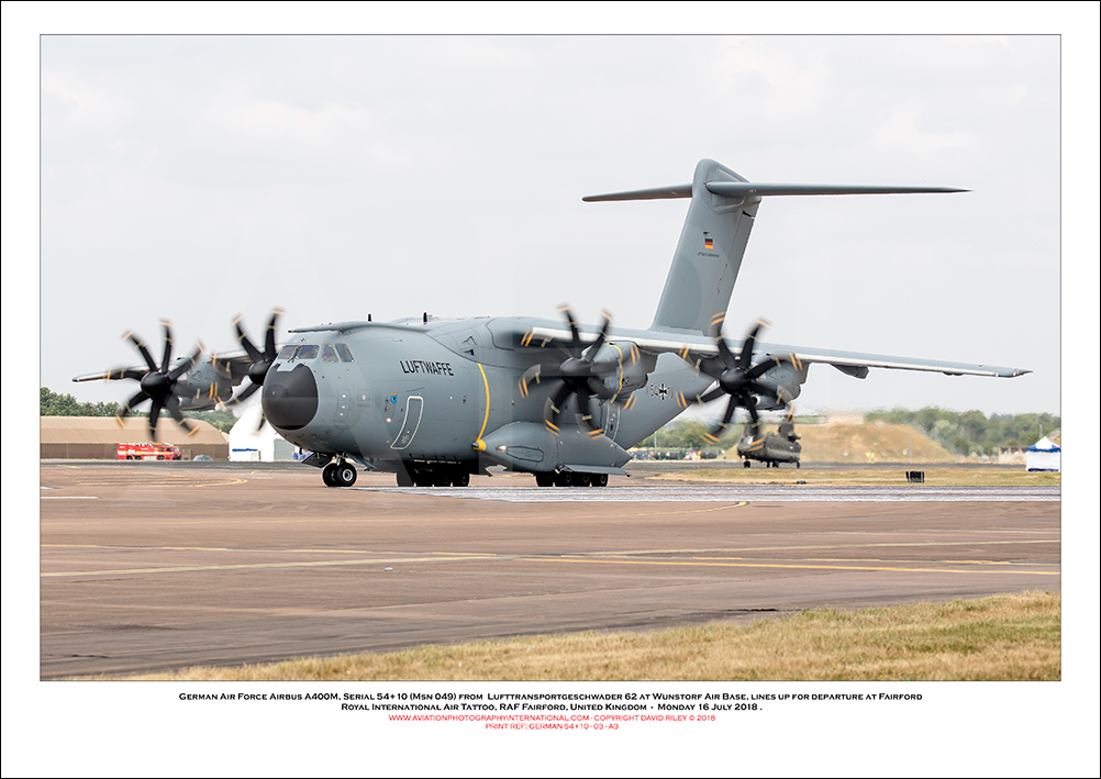 GERMAN-54+10 - German Air Force Airbus A400 (Msn 049) - 03