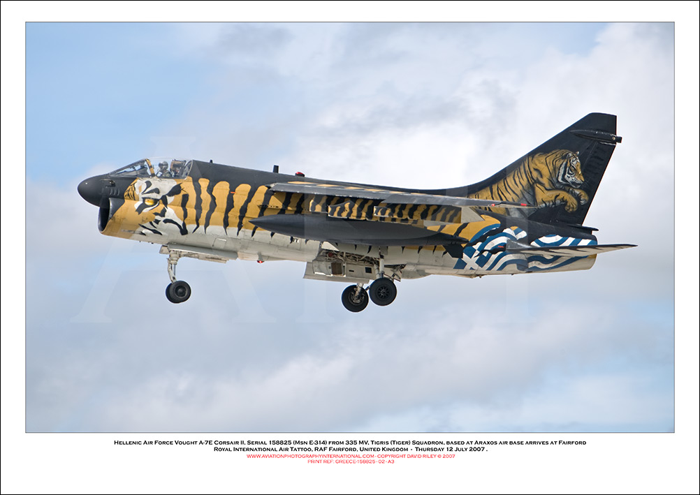 GREECE-158825 - Hellenic Air  Vought A-7E Corsair II (Msn E-314) - 02