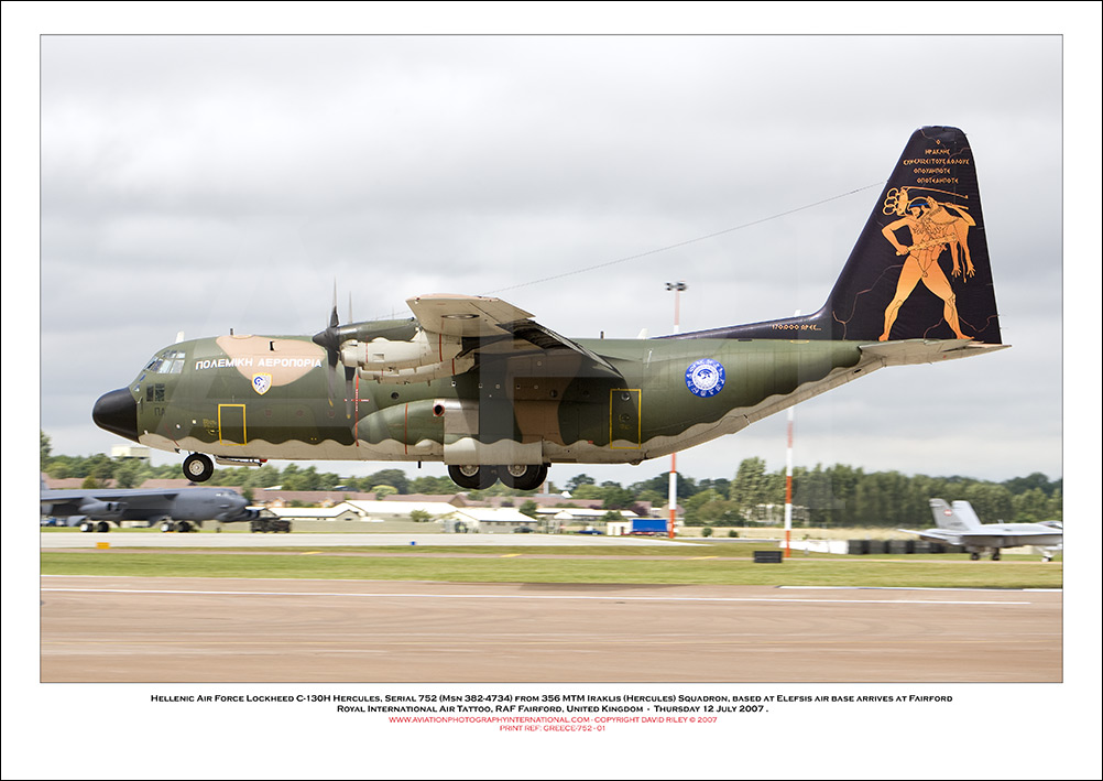 GREECE-752 - Hellenic Air Force  Lockheed C-130H Hercules (Msn 382-4734) - 01