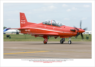 HB-HZC - Pilatus Demonstrator PC-21 (Msn 1O1) - 01