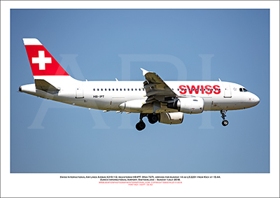 HB-IPT - Swiss International Air Lines Airbus A319-112  (Msn 727) - 02
