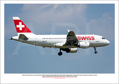HB-IPT - Swiss International Air Lines Airbus A319-112  (Msn 727) - 04