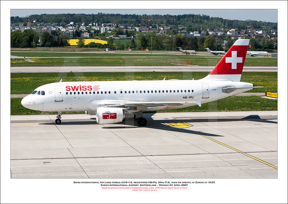 HB-IPU - Swiss International Air Lines Airbus A319-112  (Msn 713) - 04