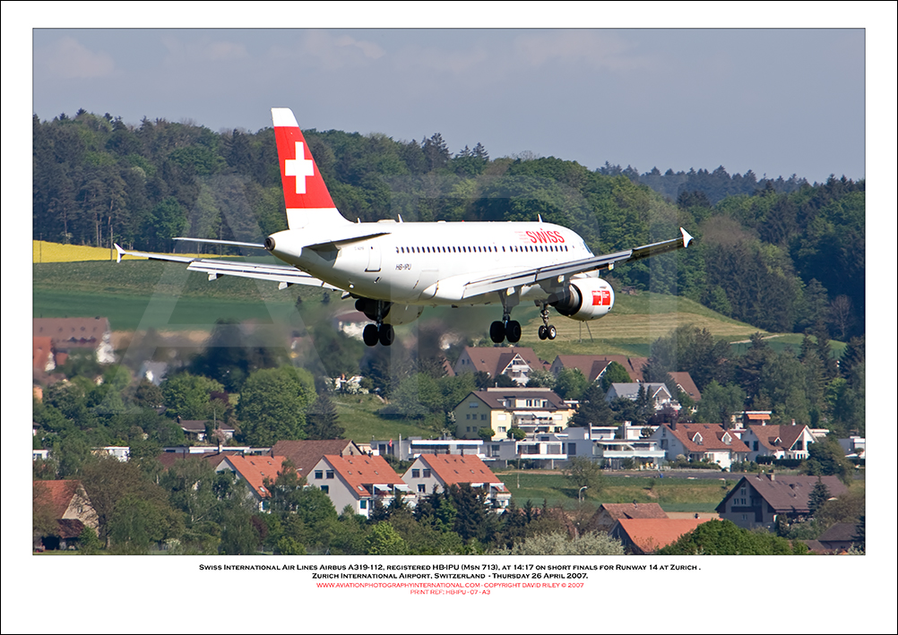 HB-IPU - Swiss International Air Lines Airbus A319-112  (Msn 713) - 07