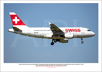 HB-IPV - Swiss International Air Lines Airbus A319-112  (Msn 578) - 04