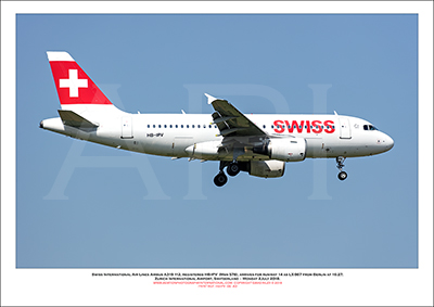 HB-IPV - Swiss International Air Lines Airbus A319-112  (Msn 578) - 06