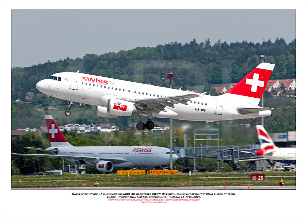 HB-IPV - Swiss International Air Lines Airbus A319-112  (Msn 578) - 08