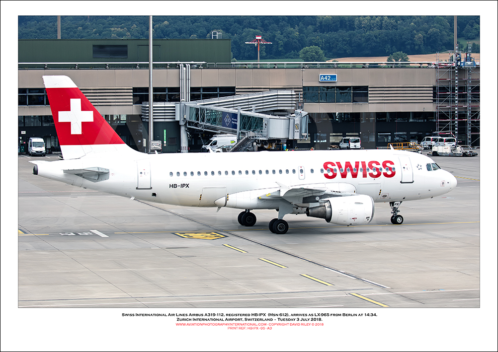HB-IPX - Swiss International Air Lines Airbus A319-112  (Msn 612) - 05