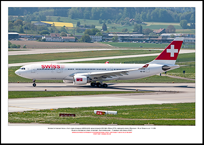 HB-IQG - Swiss International Air Lines Airbus A330-223  (Msn 275) - 03