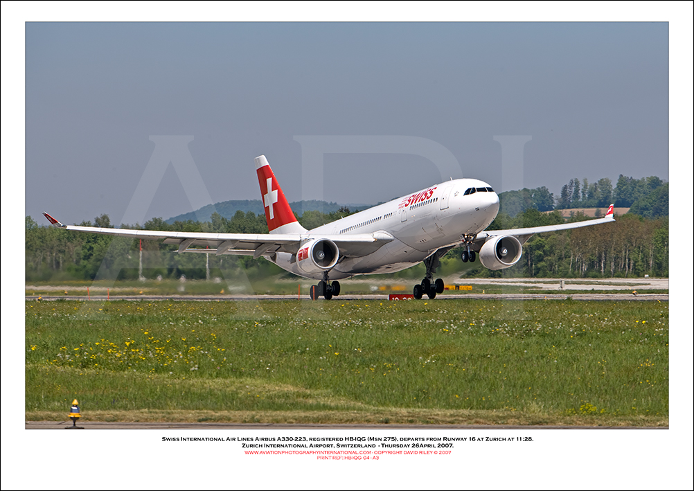 HB-IQG - Swiss International Air Lines Airbus A330-223  (Msn 275) - 04
