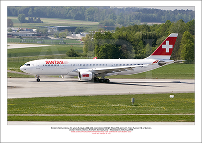 HB-IQK - Swiss International Air Lines Airbus A330-223  (Msn 299) - 01