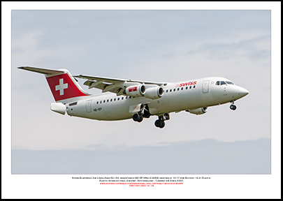 HB-IXP - Swiss European Air Lines Avro RJ100 (Msn E3283) - 01