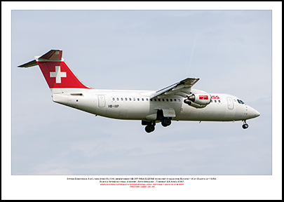 HB-IXP - Swiss European Air Lines Avro RJ100 (Msn E3283) - 02