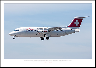 HB-IXP - Swiss European Air Lines Avro RJ100 (Msn E3283) - 03