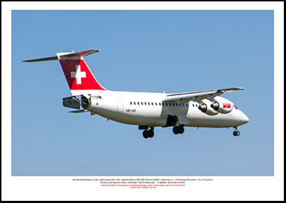 HB-IXR - Swiss European Air Lines Avro RJ100 (Msn E3281) - 02