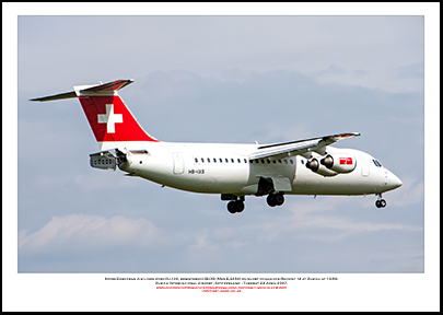 HB-IXS - Swiss European Air Lines Avro RJ100 (Msn E3280) - 02