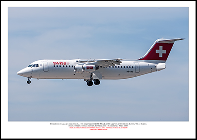 HB-IXS - Swiss European Air Lines Avro RJ100 (Msn E3280) - 03