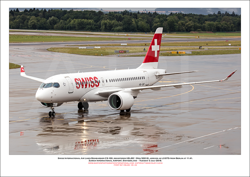 HB-JBC - Swiss International Air Lines  Bombardier CS100 (Msn 50012) - 05