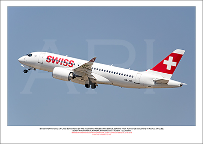 HB-JBD - Swiss International Air Lines  Bombardier CS100 (Msn 50013) - 03