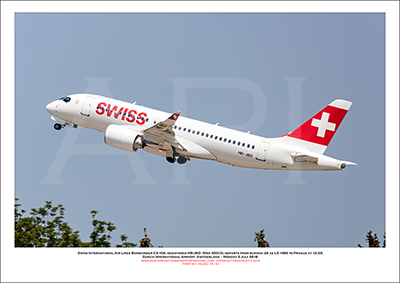 HB-JBD - Swiss International Air Lines  Bombardier CS100 (Msn 50013) - 05