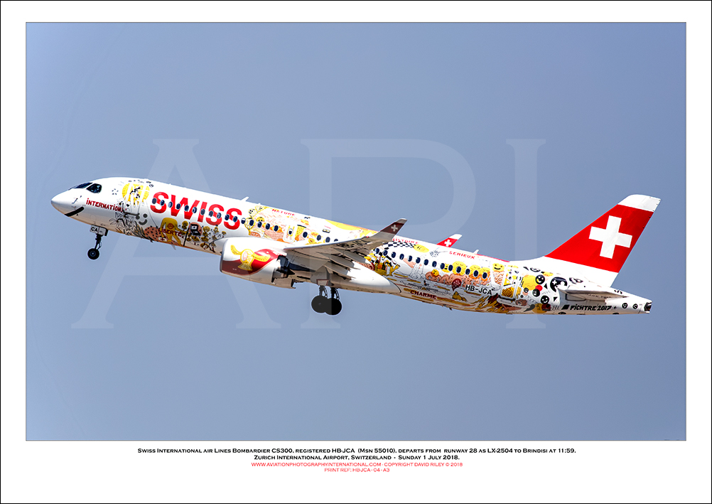 HB-JCA - Swiss International Air Lines  Bombardier CS-300 (Msn 55010) - 04