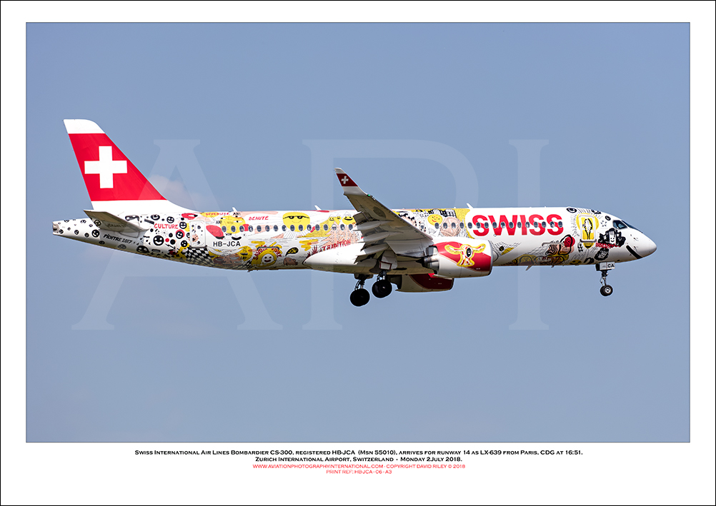 HB-JCA - Swiss International Air Lines  Bombardier CS-300 (Msn 55010) - 06