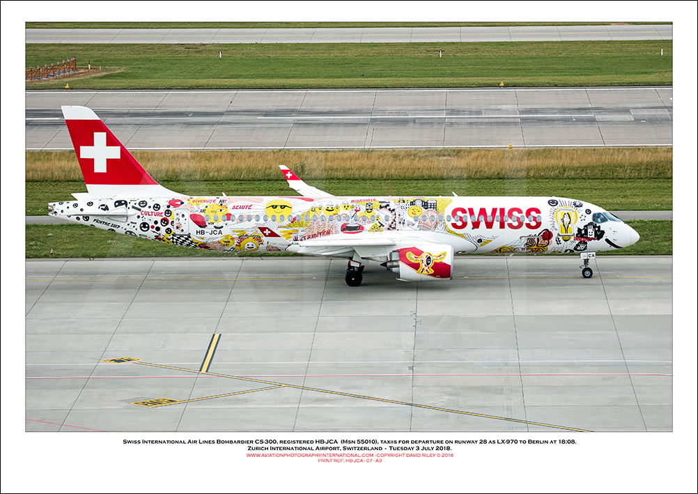 HB-JCA - Swiss International Air Lines  Bombardier CS-300 (Msn 55010) - 07